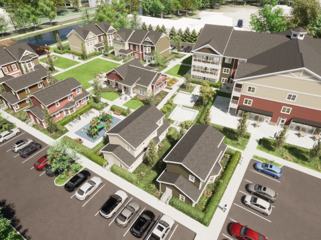 Canalside Pocket Neighborhood Concept