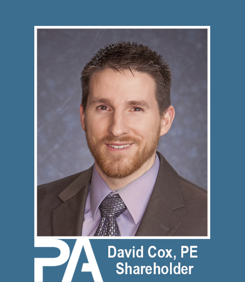 David Cox, PE, MBA, Associate / Manager of Civil Engineering, Shareholder Passero Associates