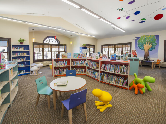 Livonia Public Library Expansion Interiors