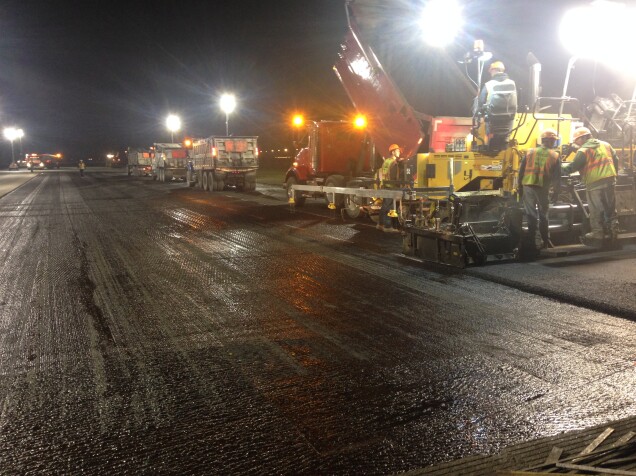 Runway Pavement and Centerline Lighting at Albany International Airport