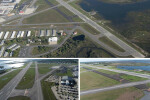 Taxiway B at Northeast Florida Regional Airport 