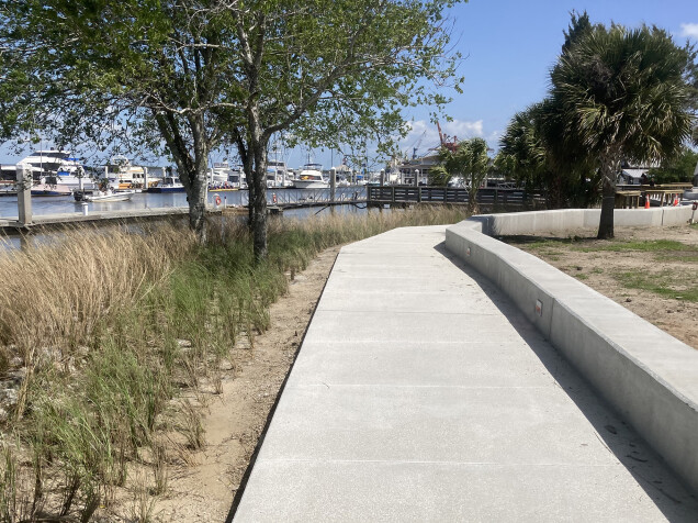 Fernandina Beach Riverfront Marina Boardwalk