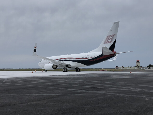 Transient Aircraft Parking Apron at Northeast Florida Regional Airport