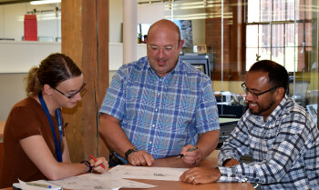 Peter Wehner, AIA, VP and Architecture Director, Passero Associates working with colleagues