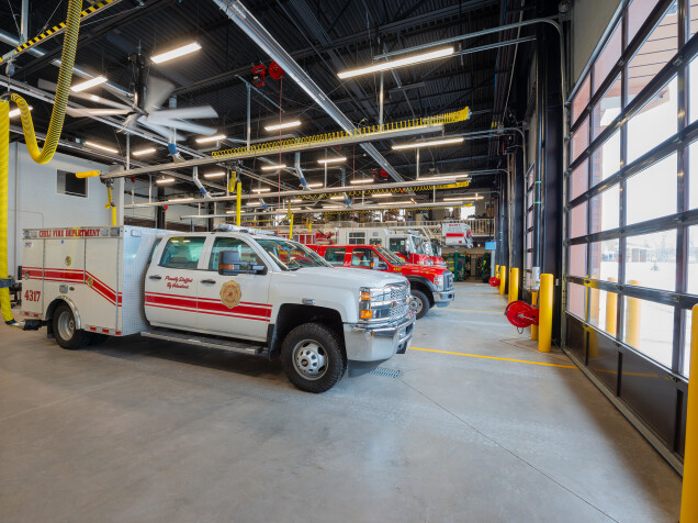 Chili Fire Department New Firehouse Interiors