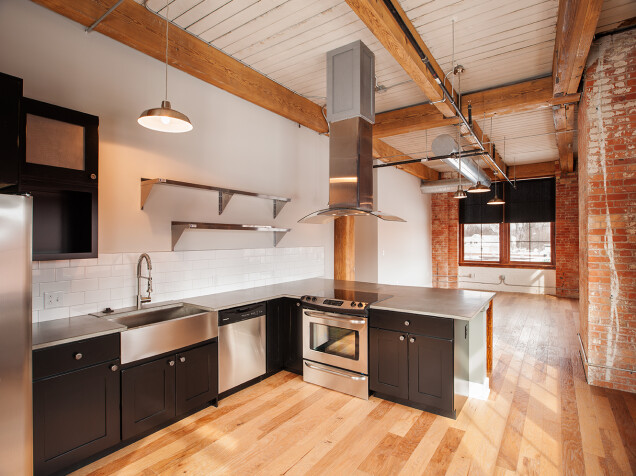 Button Lofts Historic Apartments and Townhomes Interiors