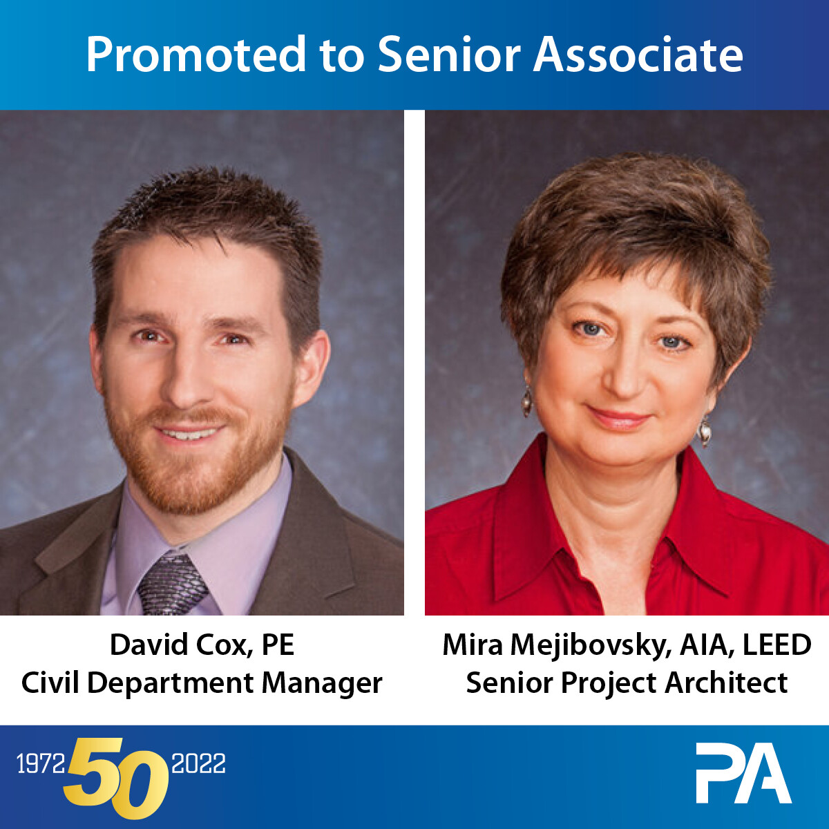 Promotions at Passero Associates Engineering and Architecture Firm